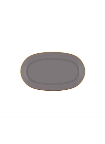 Set platouri pentru servire, Mia, 742TMA3327, Ceramica, Gri