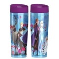 Cana termos Frozen II, Disney, 400 ml, inox, albastru