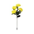 Lampa de gradina Flower, Lumineo, 25x20x63 cm, 4 led-uri, galben