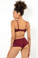 Set lenjerie intima sutien si chiloti, 999MRE1604 - 90, Miorre, 90% poliamida/10% elastan, Rosu claret