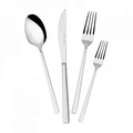 Set tacamuri, Karaca, 216KRC1270, 100% OTEL INOX / , Lingura de masa: 20,3 x 4,5 cm (6 bucati), Argintiu