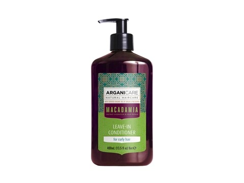 Balsam fara clatire pentru par cret Macadamia Oil, Arganicare, 400 ml