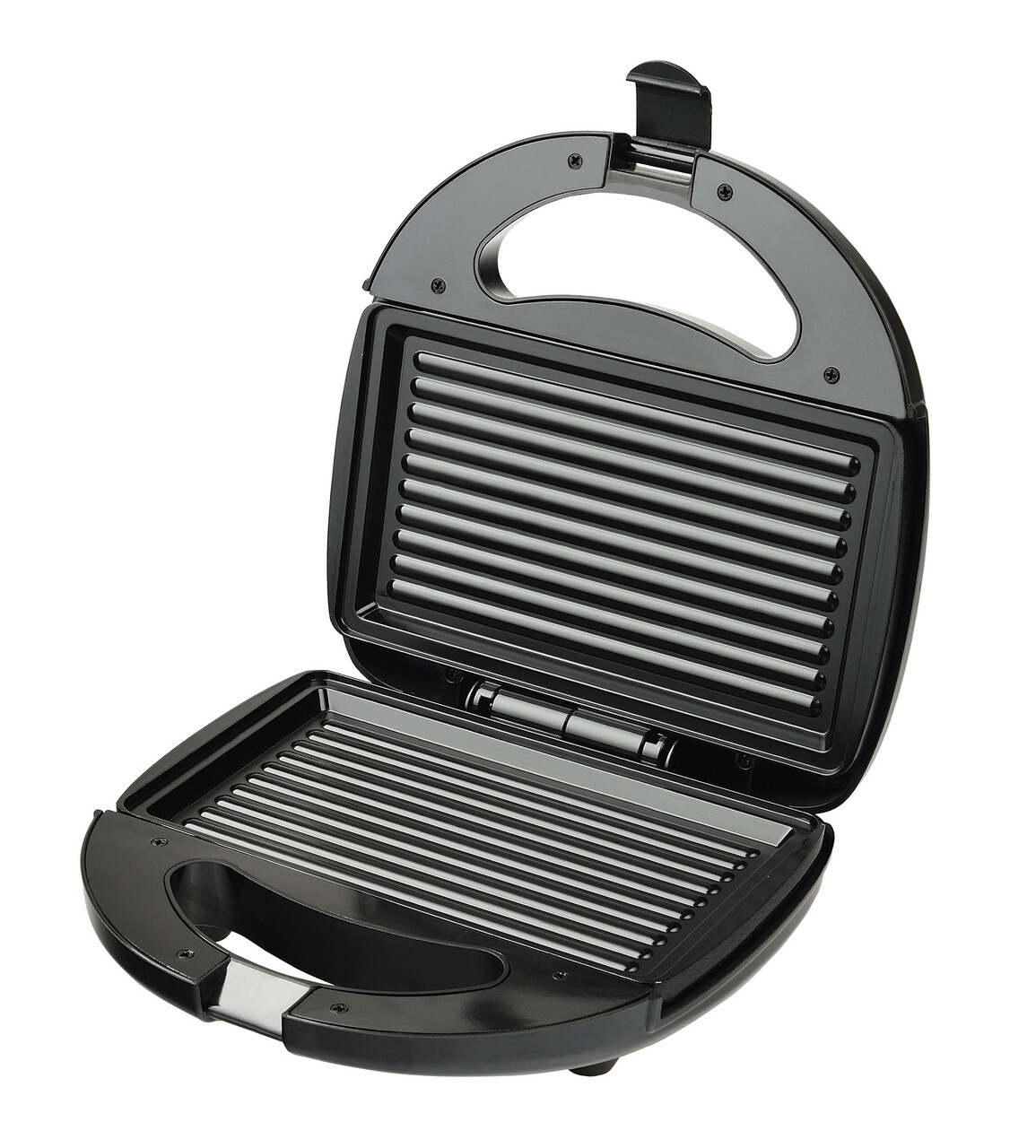 Sandwich maker Garnet, Heinner, 750W, plastic, negru/rosu - 1 | YEO