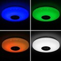 Plafoniera LED cu difuzor Lumavox, InnovaGoods, RGB, telecomanda, Ø29 x 7 cm