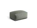 Taburet modular, Martina-169, Micadoni Home, 95x65x44 cm, tesatura structurata catifelata, verde muschi