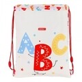 Rucsac pentru copii, Safta, Alphabet, 26 x 34 x 1 cm, poliuretan, multicolor