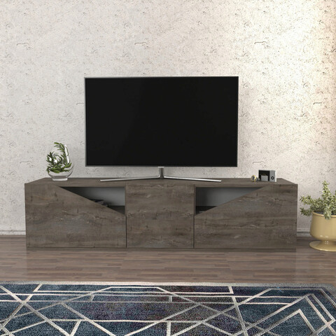 Comoda TV, Retricy, Carson, 160x35.3x40 cm, PAL, Wenge