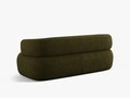 Canapea 3 locuri, Jenny-67, Micadoni Home, 178x90x73 cm, tesatura boucle, verde