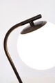 Lampa de masa Delphine, Bizzotto, 22x16x51 cm, 1 x E14, 15W, metal/sticla, negru