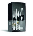 Set tacamuri, 24 piese, Drift, inox, argintiu