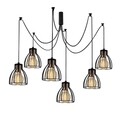 Candelabru Kemah N-1233, Noor, 106 x 135 cm, 3 x E27, 100W, negru