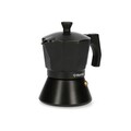 Cafetiera Mia Mokka, Homla, capacitate 3 cesti, aluminiu, negru