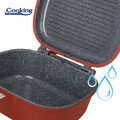 Tigaie dubla Cooking by Heinner, Calabria, 30x24x12 cm, aluminiu, multicolor