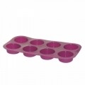 Forma de copt Muffins, Jocca, 8 briose, 21 x 28 x 4 cm, silicon, mov