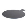 Platou pentru servire pizza Stone, Homla, 43x35 cm, ardezie, negru