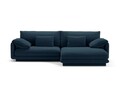 Coltar dreapta 4 locuri, Torino-211, Micadoni Home, 250x170x83 cm, tesatura structurata chenille, albastru navy