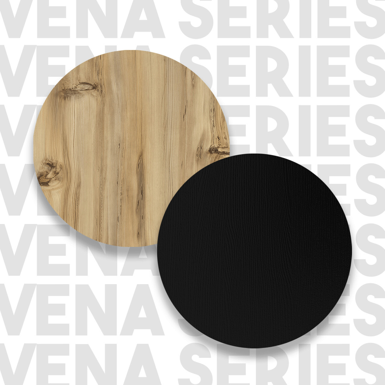 Dulap de bucatarie Bedora, 41.7x44.3x176.4 cm, PAL, natur/negru