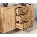 Set mobilier living 3 piese, comoda, comoda tv si masuta, Motto 731, Vella, atlantic pine