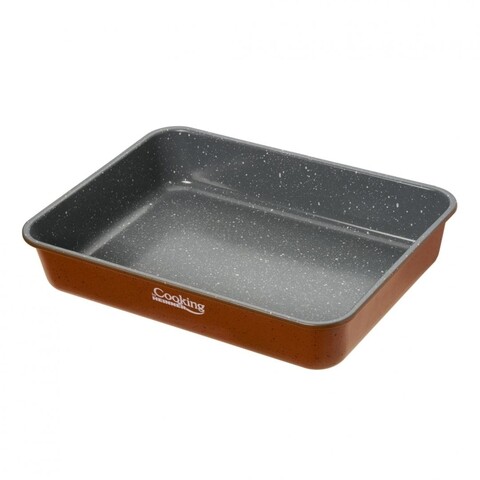 Tava pentru cuptor cu acoperire din ceramica Cooking by Heinner, 35x26x7 cm, otel carbon