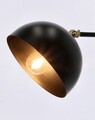 Lampa de masa Glasgow, Bizzotto, 32.5x20x41 cm, 1 x E27, 25W, otel, negru