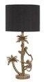 Lampa de masa Palm, Mauro Ferretti,  1 x E27, 40W, Ø 28x61 cm, negru/auriu