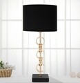 Lampa de masa Glam Rings, Mauro Ferretti, 1 x E27, 40W, Ø25x54.5 cm, fier/textil