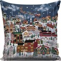 Perna, A13028, 43x43 cm, 50% bumbac / 50% poliester, Multicolor