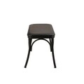 Banca, Vella, Oliver Bench, 100x49x41 cm, PAL, Negru