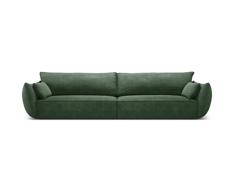 Canapea 4 locuri, Kaelle, Micadoni Home, BL, 248x110x85 cm, poliester chenille, verde bottle