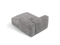 Sezlong modular living dreapta 1 loc, Martina-212, Micadoni Home, 176x123x75 cm, velur, gri deschis