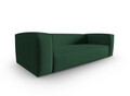 Canapea 4 locuri, Mackay, Cosmopolitan Design, 230x94x73 cm, catifea tricotata, verde