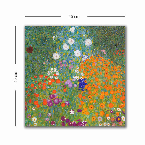 Tablou decorativ, 4545KLIMT002, Canvas , Lemn, Multicolor