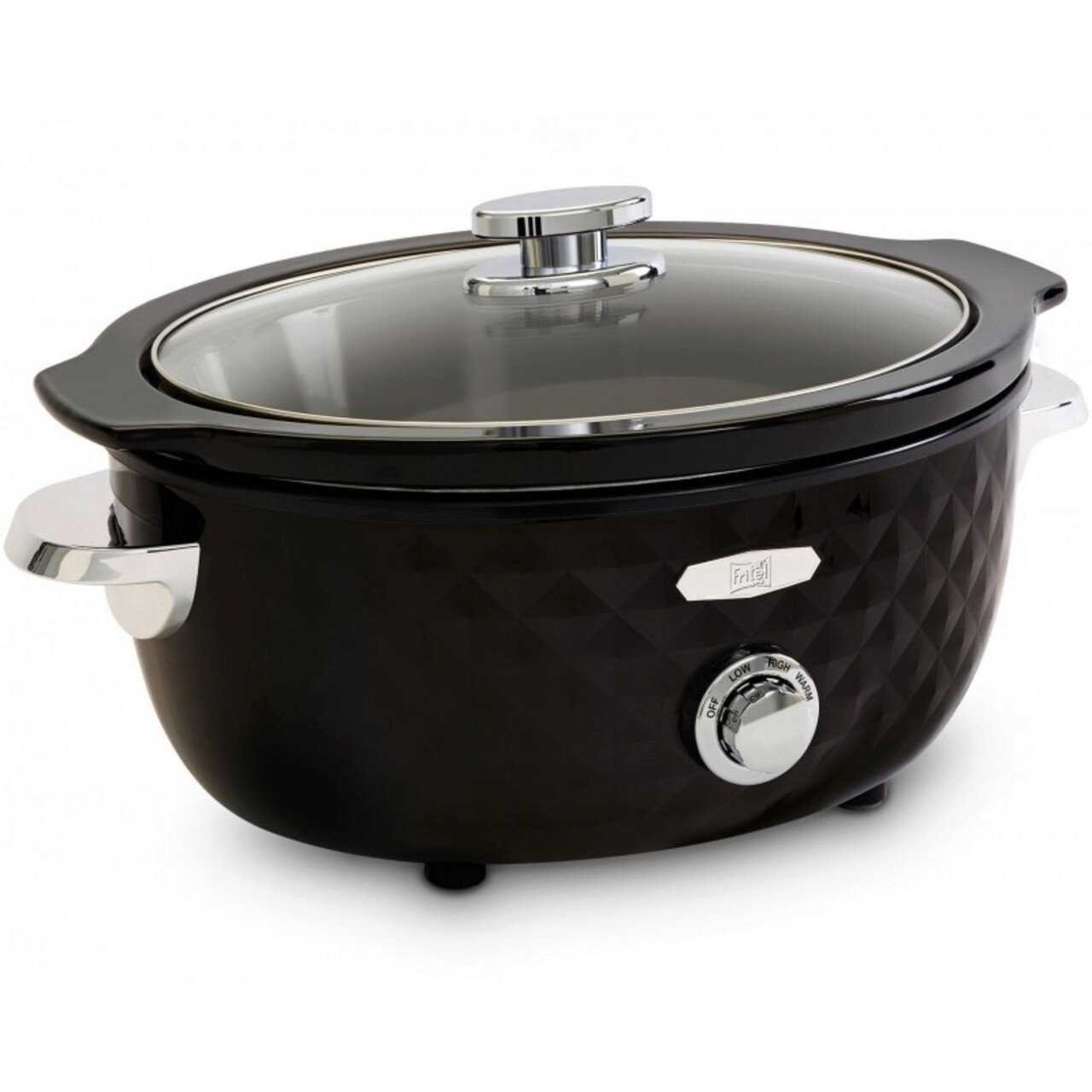 Slowcooker FRITEL, SC 2290 XL, 210W, 5.5L, functie de mentinere la cald, ceramica/sticla, negru