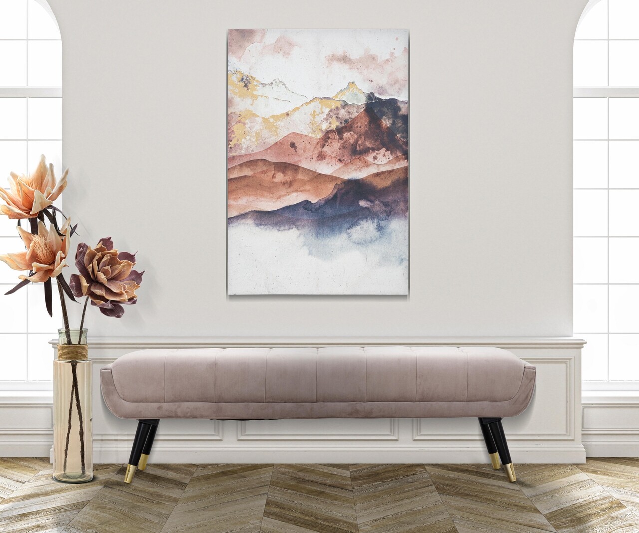 Tablou decorativ Mountain, Mauro Ferretti, 80x120 cm, canvas, multicolor - 1 | YEO