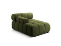 Sezlong living stanga 1 loc, Bellis-213, Micadoni Home, 155x94x70 cm, tesatura boucle, verde