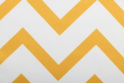 Fata de masa Yellow Stripes, Ambition, 130x160 cm, poliester, alb