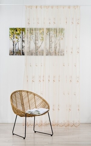 Poza Perdea Mendola Interior, Gatsby, 300x245 cm, poliester, piersica