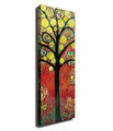 Tablou decorativ, PC241, Canvas, Lemn, Multicolor