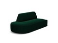 Canapea 2 locuri, Ruby, Micadoni Home, BL, 181x93x69 cm, catifea, verde bottle