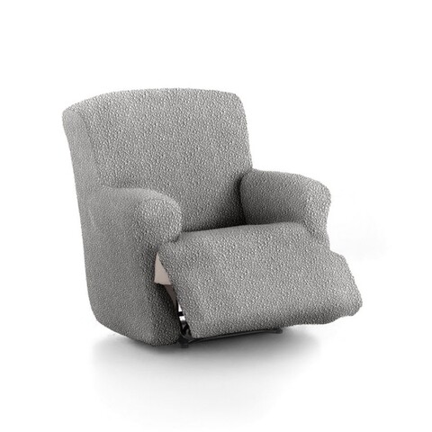 Husa fotoliu cu recliner elastica bi-stretch, Premium Roc, gri C/6