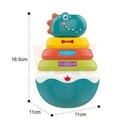 Jucarie Hopa-Mitica, Stacking Roly Poly, HE0298, 6M+, plastic, multicolor