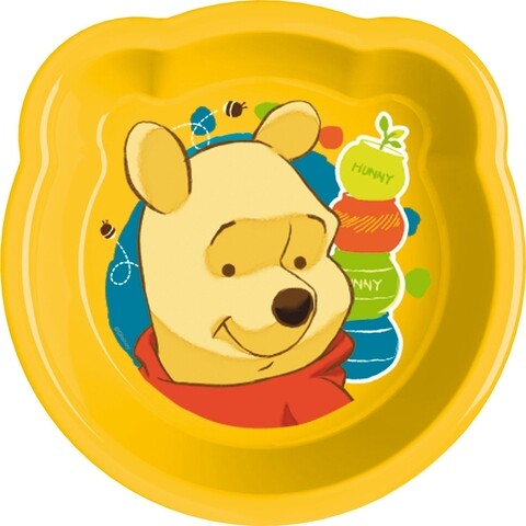 Bol Winnie the Pooh, Disney, 16x15x3 cm, plastic, galben