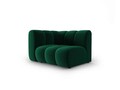 Modul canapea stanga 1 loc, Lupine, Micadoni Home, BL, 114x87x70 cm, catifea, verde bottle