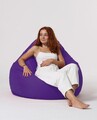 Fotoliu puf, Bean Bag, Ferndale Premium XXL, 115 x 130 cm, poliester impermeabil, mov