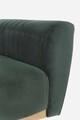 Canapea extensibila Johnny Dark Green, Bizzotto, 210 x 83 x 85 cm, catifea