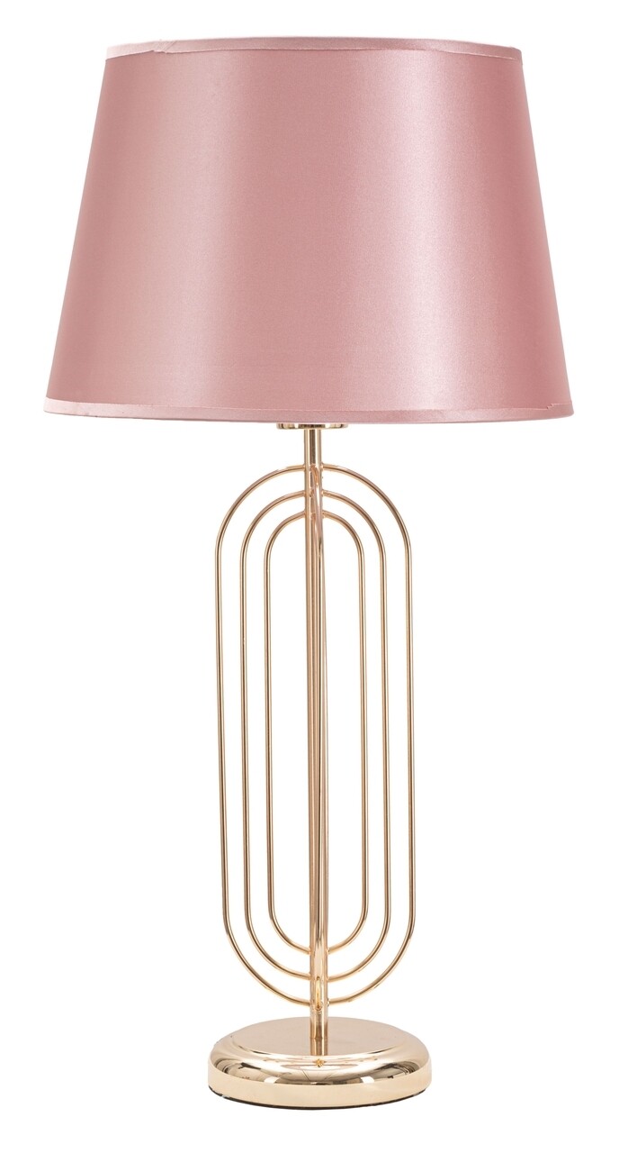 Lampa de masa Krista, Mauro Ferretti, O33 x 64 cm, 1 x E27, 40W, fier/PVC/textil