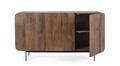 Bufet inferior Orissa, Bizzotto, 145 x 42 x 82 cm, lemn de mango/MDF, maro