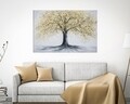 Tablou decorativ Tree Simple - B, Mauro Ferretti, 80x120 cm, pictat manual, canvas/lemn de pin