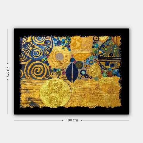 Tablou decorativ, 222201946_70100, Canvas , Cadru: 100% LEMN (grosime: 3cm), Multicolor