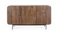 Bufet inferior Orissa, Bizzotto, 145 x 42 x 82 cm, lemn de mango/MDF, maro